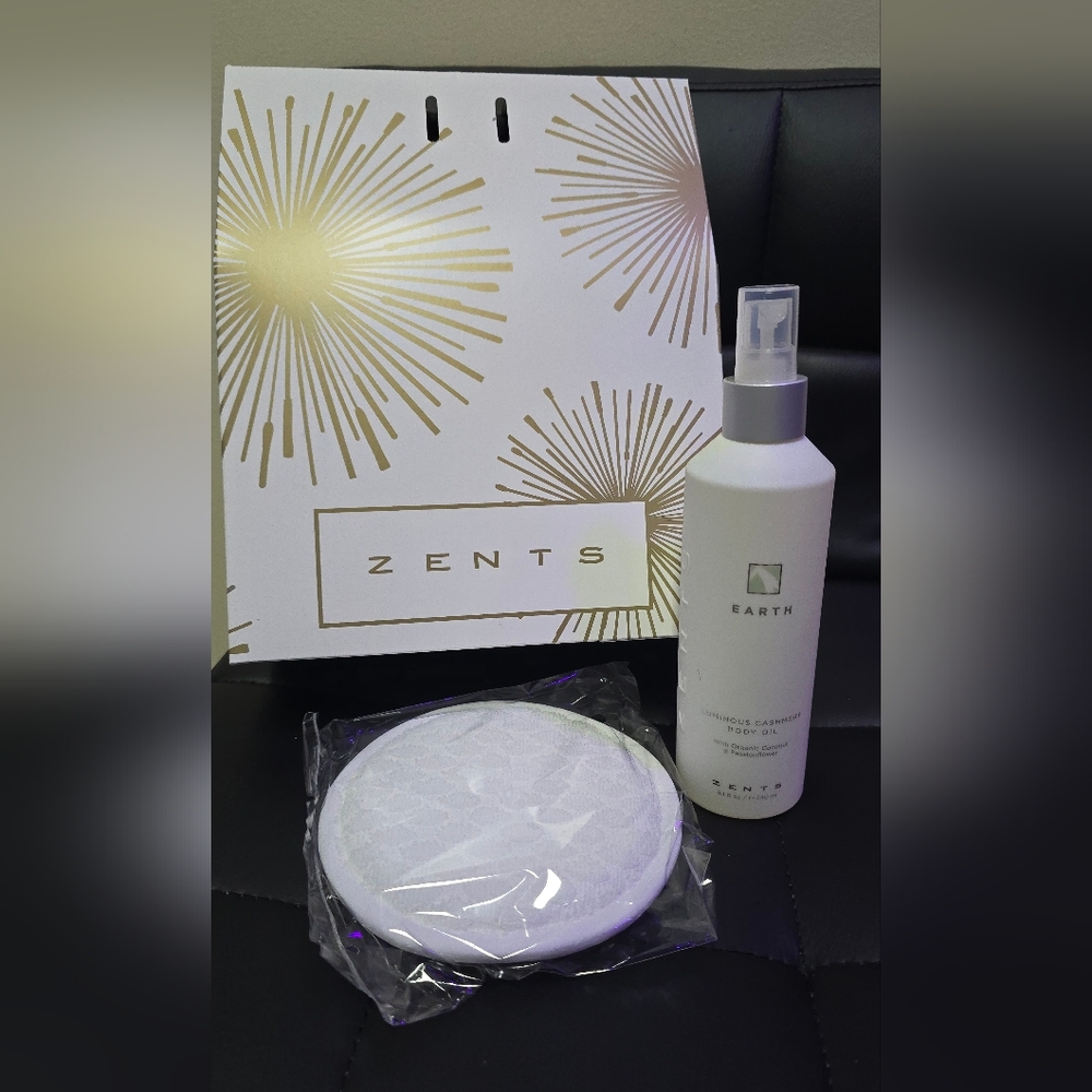 Zents Earth Luminous Cashmere Elixir Body Oil 8.1 FL Oz Spray Oil